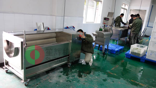 我公司為日資企業WCSP提供芥茉加工線!