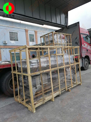 渦流洗菜機(jī)組發(fā)往山東客戶！