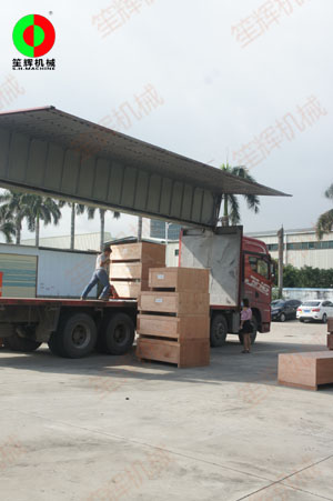 因海外疫情關(guān)系，積壓占倉(cāng)的出口設(shè)備第一批次發(fā)貨裝車！