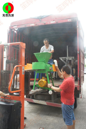 艾草生產(chǎn)線順利檢測(cè)調(diào)試完成，裝車送往客戶工廠!