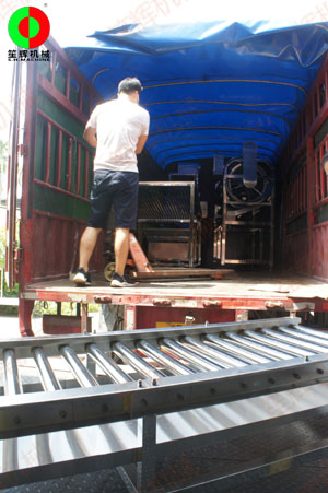 鯪魚去鱗清洗分選加工生產線出貨交付客戶！