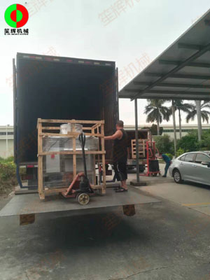 大蒜分瓣機、大蒜脫皮機等設備發(fā)貨交付客戶!