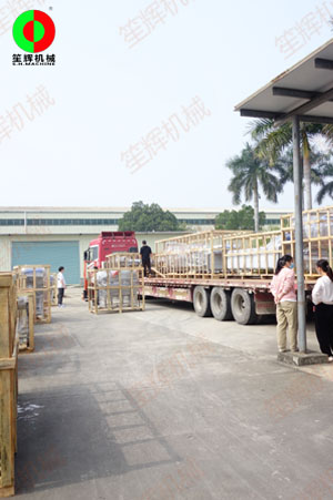 蔬果無損清洗線和渦流洗菜機及氣泡洗菜機等大批加工機設備交付客戶!