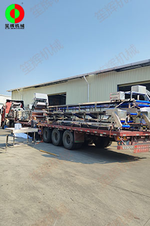 海南某客戶南瓜前處理生產(chǎn)線交付客戶!